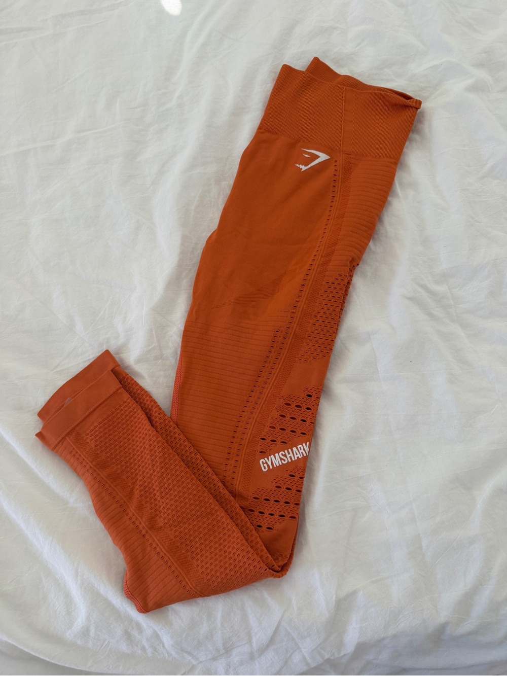 Gymshark Orange Seamless Performance Leggings